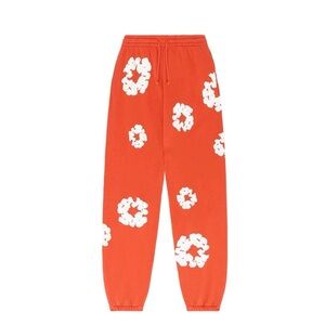 Denim Tears The Cotton Wreath Sweatpants 'Orange'